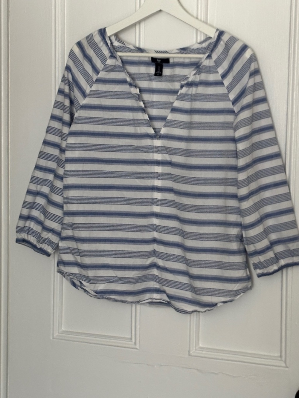 Gap striped blouse, likely matching the style of a Gap nautical-theme.